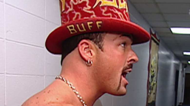 Buff Bagwell, mouth agape