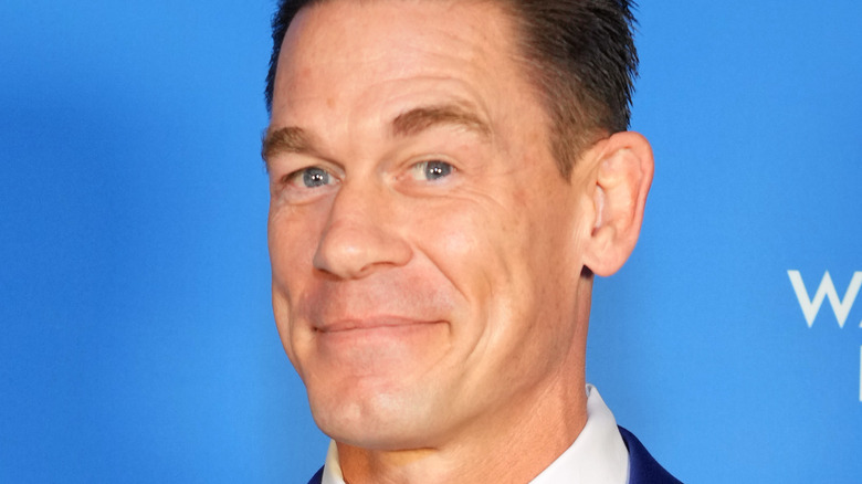 John Cena smiles