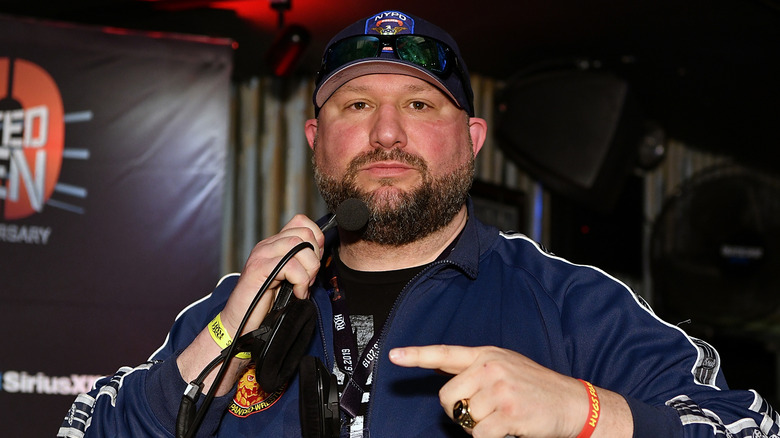 Bully Ray wearing an NYPD hat