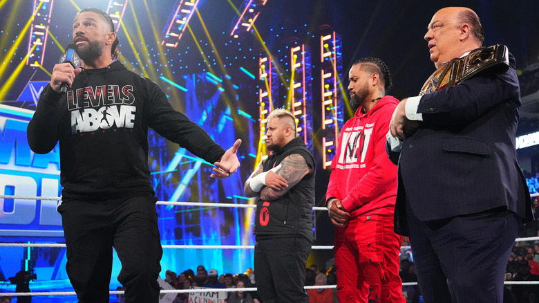 Roman Reigns and The Bloodline on SmackDown