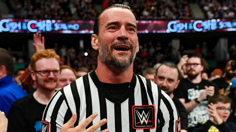 CM Punk at WWE Clash at the Castle