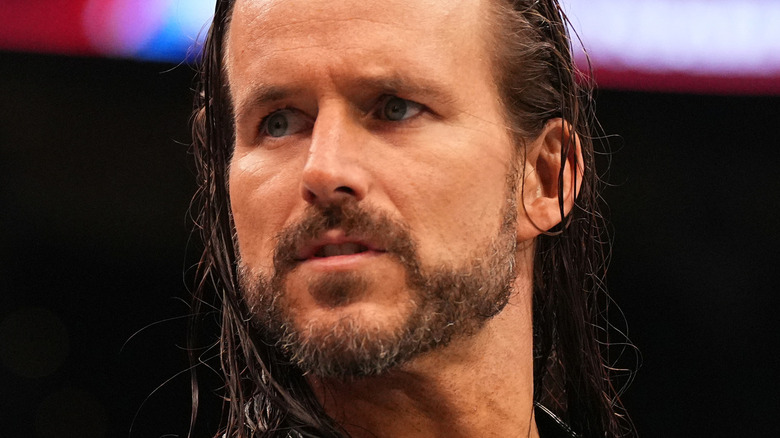 Adam Cole looking angry