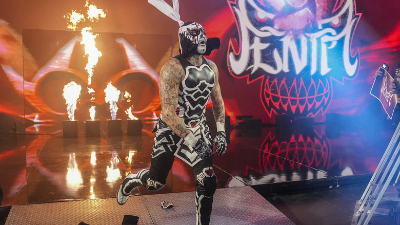 Penta making his WWE debut entrance