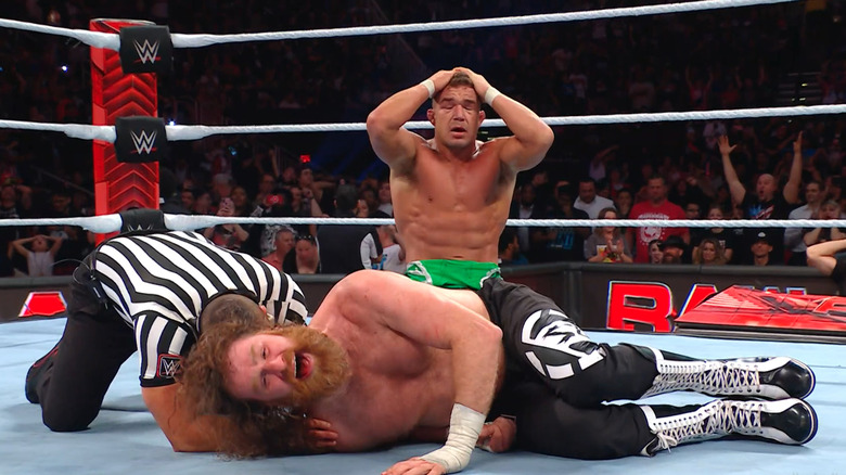 Sami Zayn and Chad Gable on Raw