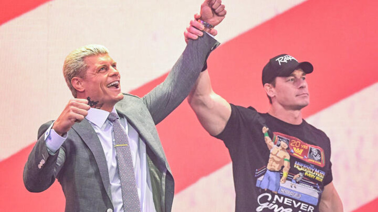 Cody Rhodes and John Cena