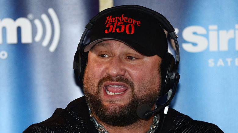 Bully Ray speaking at a SiriusXM event