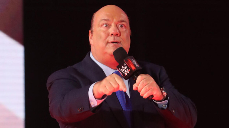 Paul Heyman staring