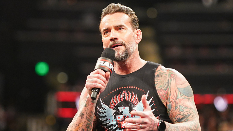 CM Punk talking on WWE Raw