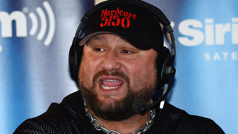 Bully Ray on a headset