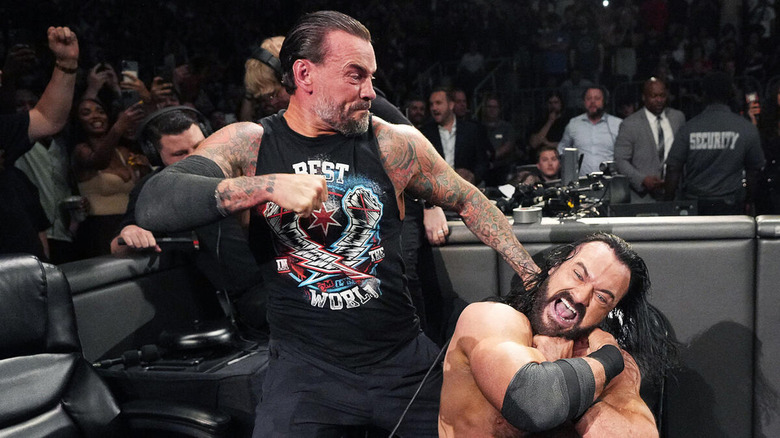 CM Punk attacks Drew McIntyre