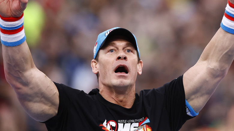 John Cena raising arms