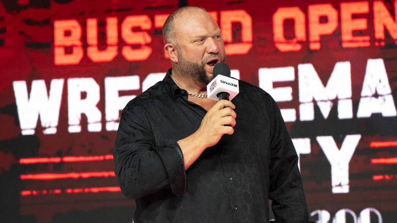 Bully Ray at a SiriusXM event speaking into a microphone