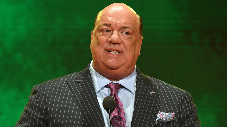 Paul Heyman, thinking about how he's the GOAT