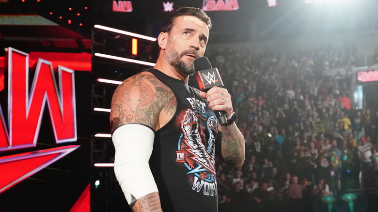 CM Punk on the mic