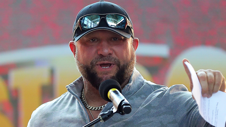 Bully Ray speaking at a press conference