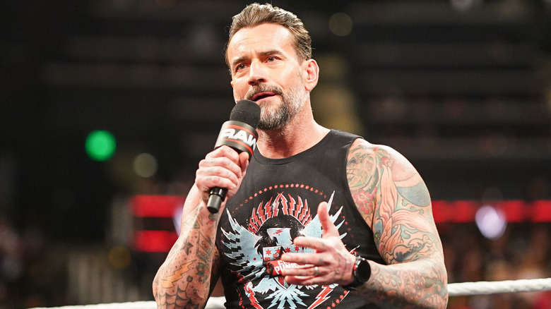 CM Punk talking on WWE Raw