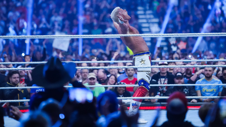 Cody Rhodes posing in the ring