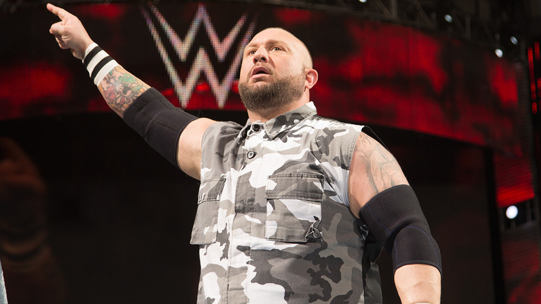 Bully Ray AKA Bubba Ray Dudley pointing