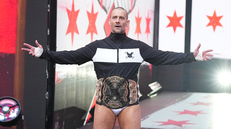 CM Punk at AEW All In