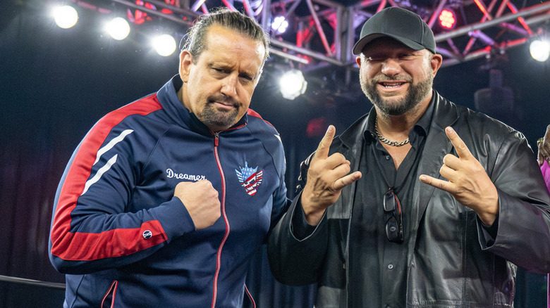 Tommy Dreamer and Bully Ray at SiriusXM's "Busted Open" WrestleMania party