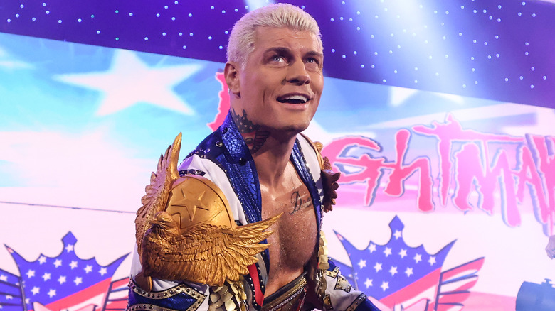 Cody Rhodes smiling