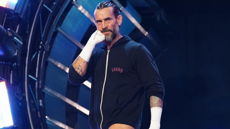 CM Punk walking