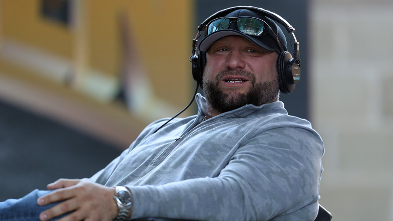 Bully Ray wearing headphones at an event