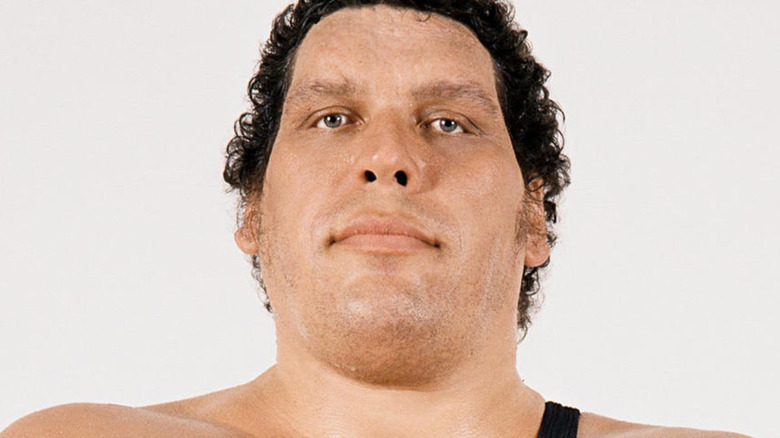 Andre the Giant posing