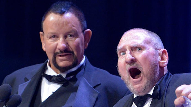 The Bushwhackers at the Hall of Fame