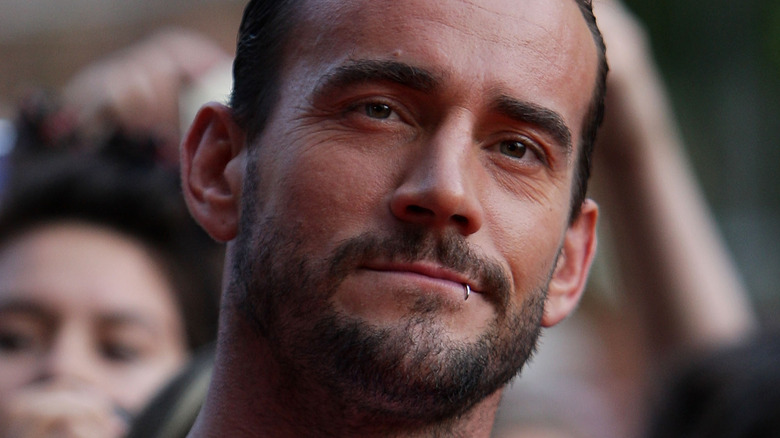 CM Punk smiles