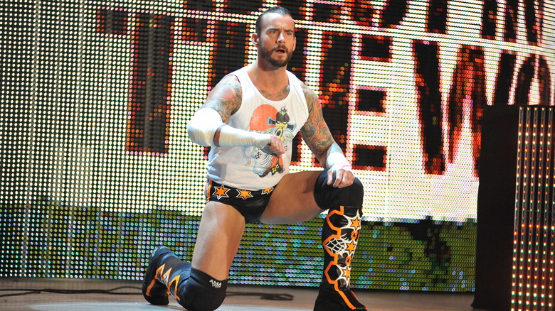 CM Punk on WWE ramp