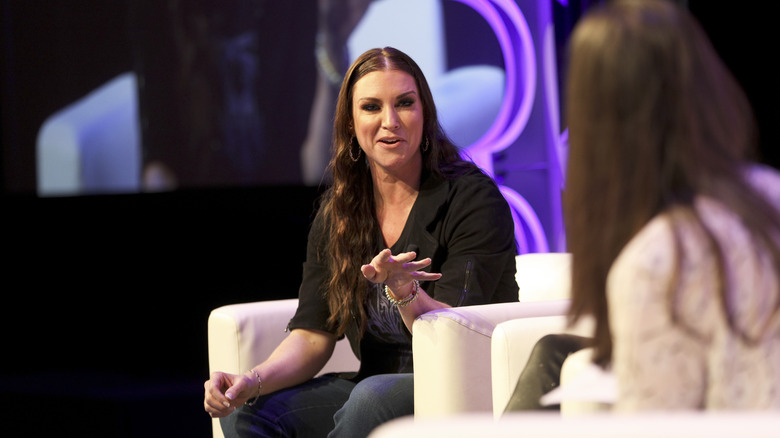 Stephanie McMahon Speaks At A Conference