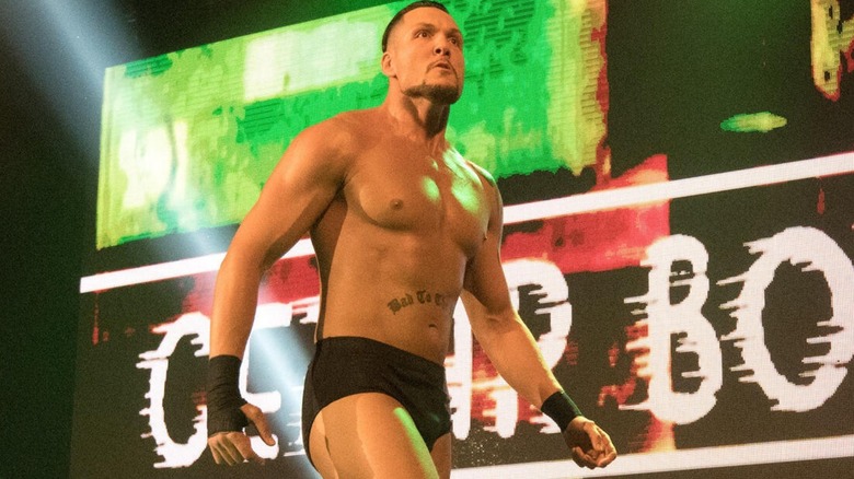 Cezar Bononi in his WWE NXT days