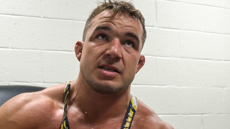 Chad Gable backstage