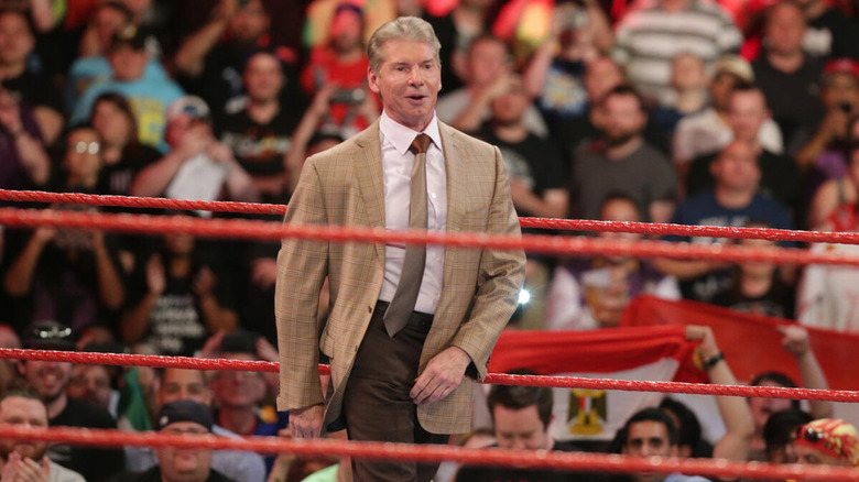 Vince McMahon in the ring
