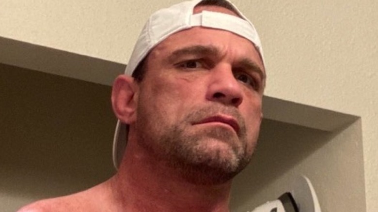 Charlie Haas looking down