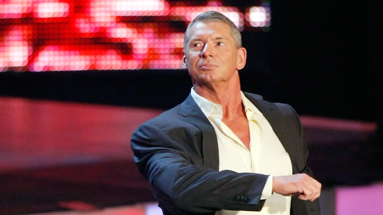 Vince McMahon struts