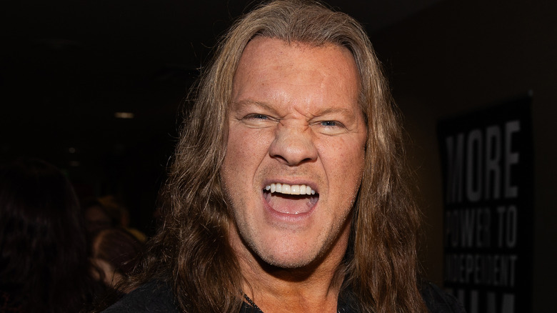 Chris Jericho snarling