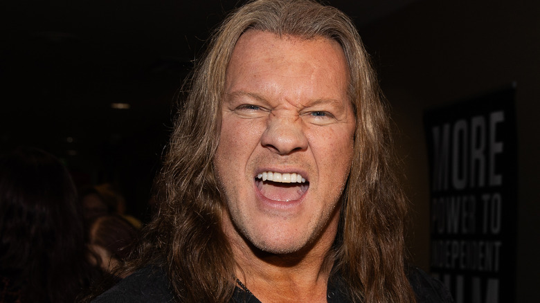 Chris Jericho snarling