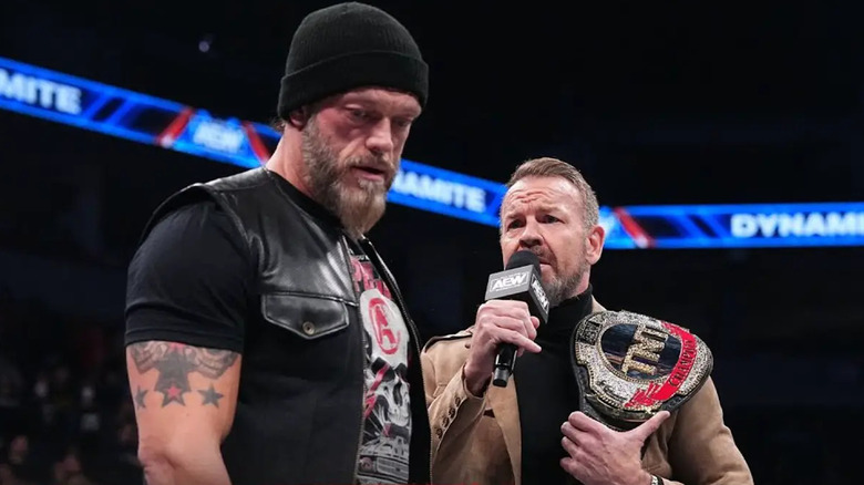 AEW TNT Champion Christian Cage speaks to Adam Copeland