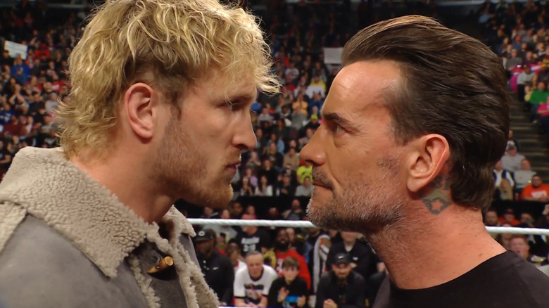 CM Punk confronts Logan Paul