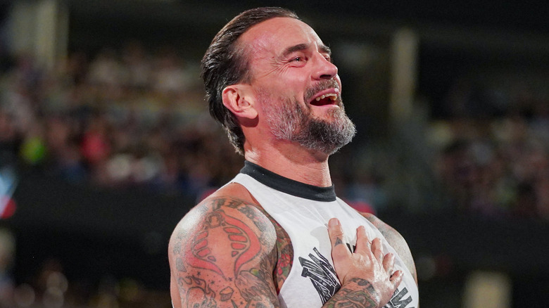 CM Punk smiling