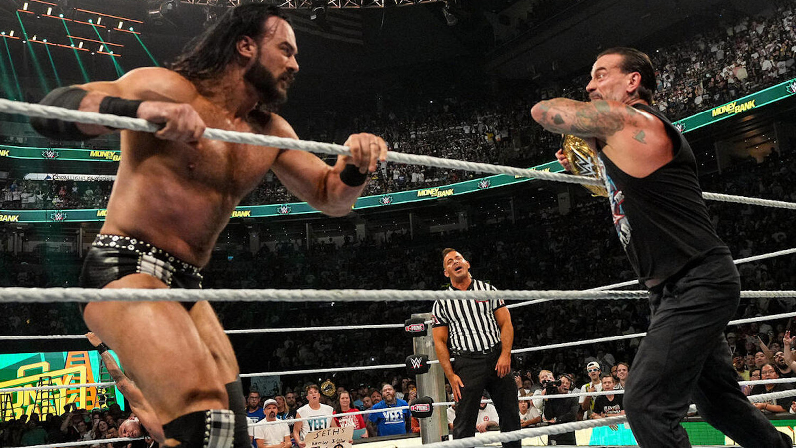 CM Punk Vs. Drew McIntyre (With Seth Rollins As Referee) Official For ...