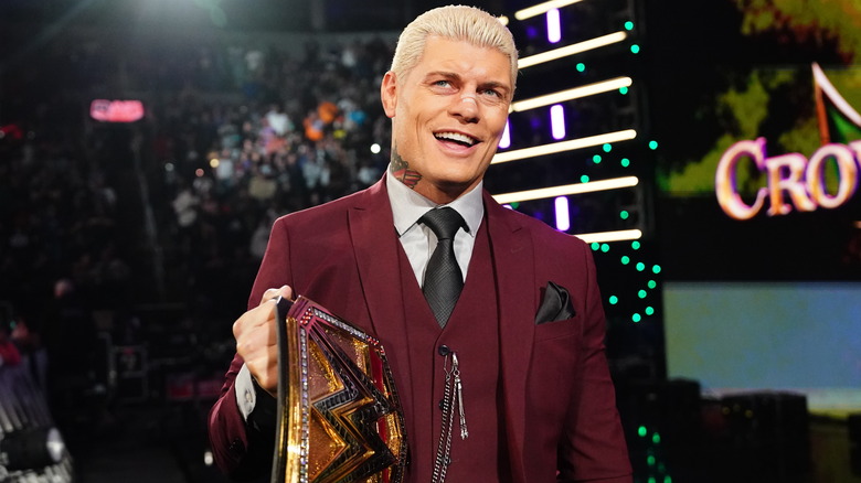 Cody Rhodes with WWE Championship