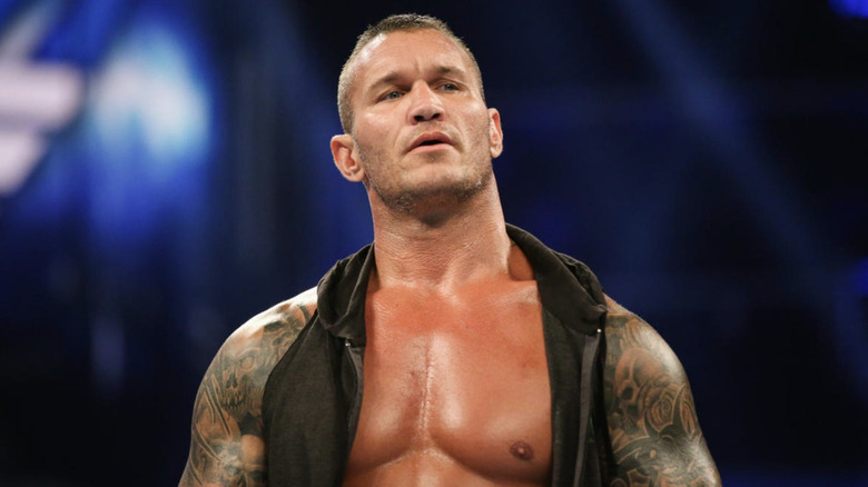 Randy Orton looking curious