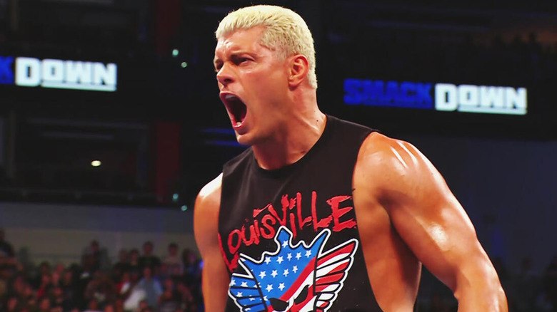 Cody Rhodes screaming