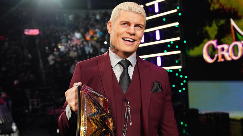 Cody Rhodes with WWE Championship