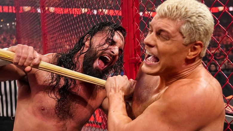 Cody Rhodes and Seth Rollins, Hell in a Cell