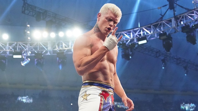 WWE Undisputed World Champion Cody Rhodes has himself a moment.