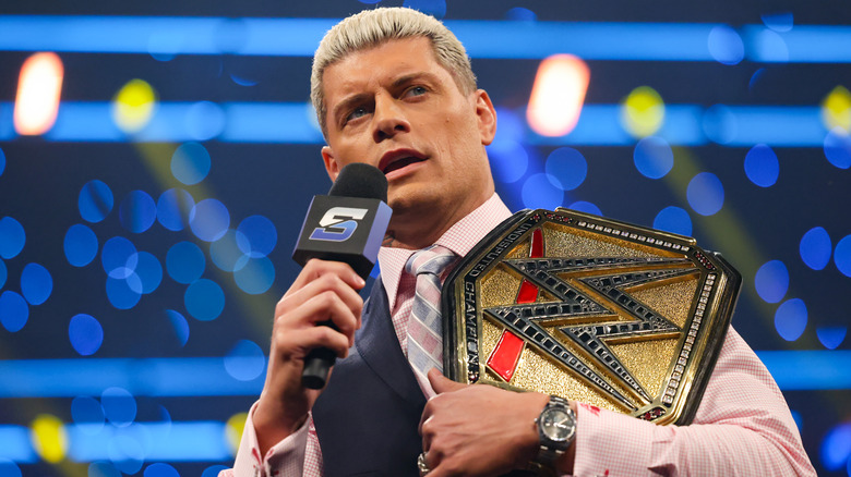 Cody Rhodes talking on WWE SmackDown